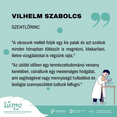 "A kisebbeket próbáljuk ösztönözni, hogy majd ők is lépjenek a nyomdokainkba." 