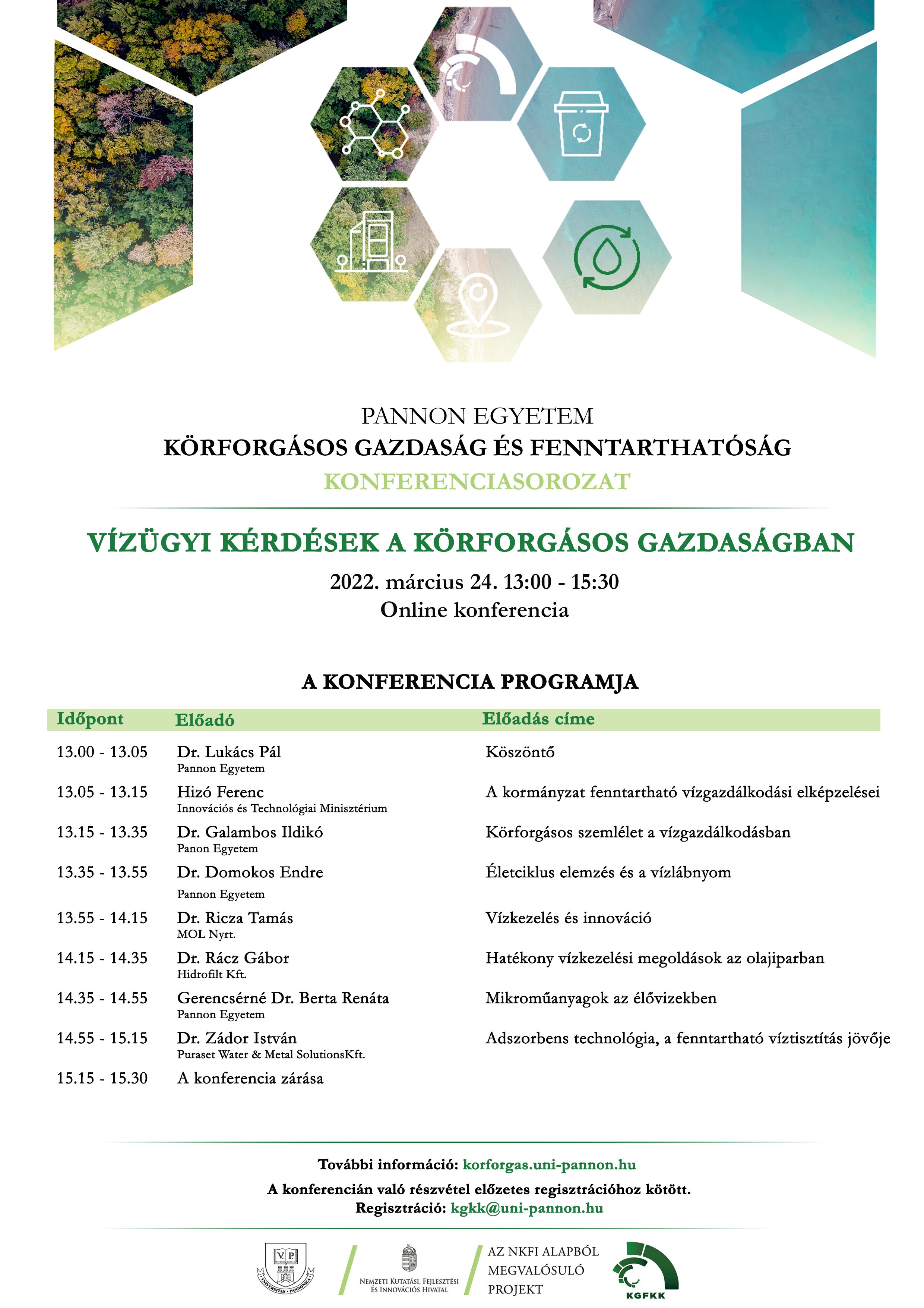 KK 00015 Konferenciasorozat Víztechnológiák plakát